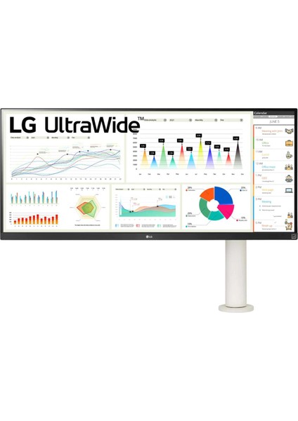 UltraWide 34WQ680-W 34" 100Hz 5ms (HDMI + USB Type-C + DP ) Amd Freesync HDR400 (2560 x 1080) IPS Monitör