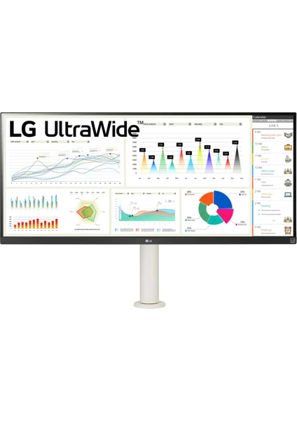 UltraWide 34WQ680-W 34" 100Hz 5ms (HDMI + USB Type-C + DP ) Amd Freesync HDR400 (2560 x 1080) IPS Monitör