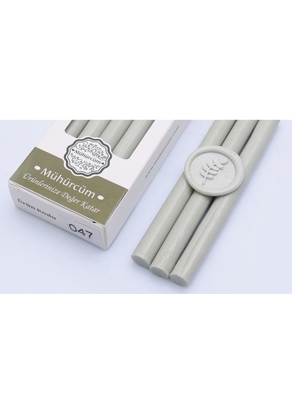 Mühür Mumu Çubuk 11MMX120MM 10 Lu Paket Model: 47 Yeşil Kil