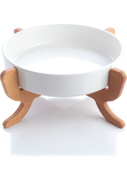 Yuvarlak Seramik Fırın Kabı Standlı