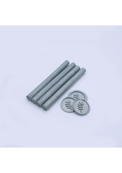 Mühür Mumu Çubuk 11MM x 120MM 10 Lu Paket Model No:15 (Saten Gri) fiyatları