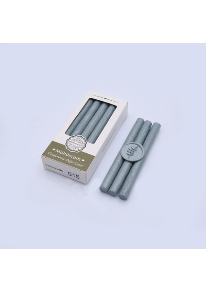 Mühür Mumu Çubuk 11MM x 120MM 10 Lu Paket Model No:15 (Saten Gri) modelleri