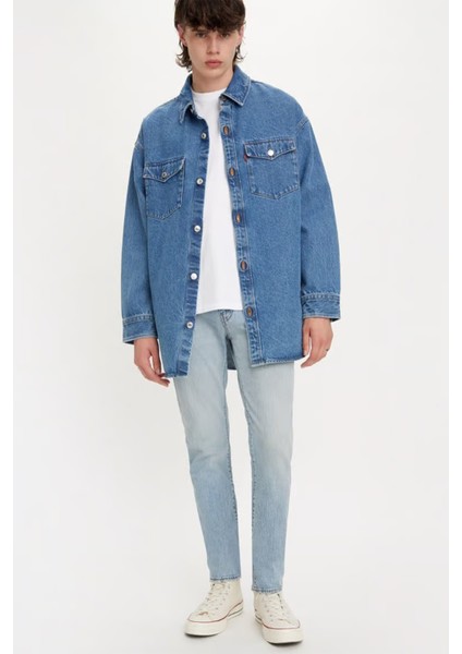 511™ Slim Erkek Jean Pantolon - Light Indigo Destructed fiyatları