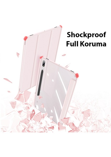 Sm Galaxy Tab S8-S7 Kılıf Toby Series Manyetik Kapaklı Kılıf (X700-X706)-(T870-T875-T876B)