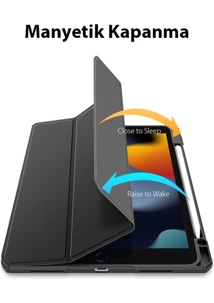iPad 10.2 2022 Kılıf Toby Series Kalem Yerli Manyetik Kapaklı Kılıf indirimleri