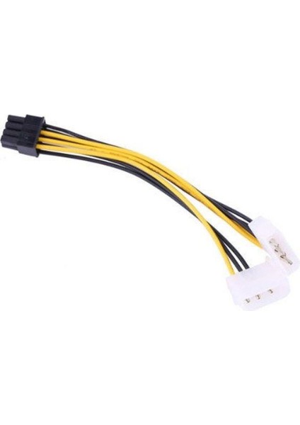 30 cm 8 Pin 2x Molex Pci Express Güç Kablo 30 cm 8 Pin 2x Erkek Molex Pci Exp Gpu Kablo fiyatları