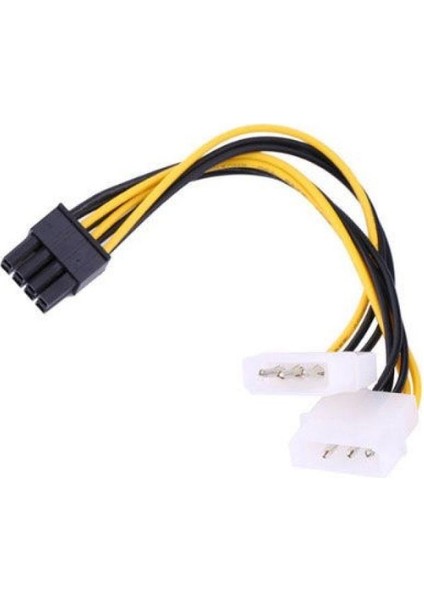 30 cm 8 Pin 2x Molex Pci Express Güç Kablo 30 cm 8 Pin 2x Erkek Molex Pci Exp Gpu Kablo fırsatları
