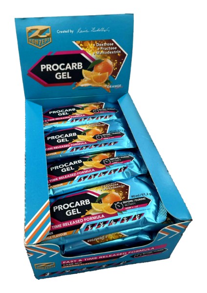 Procarb Gel Enerji ve Performans Jeli 40 ml 24 Adet Portakal