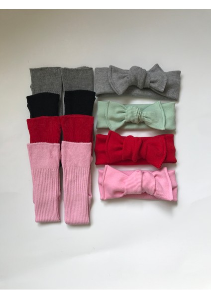 8’li Dizaltıçorapve Bandana Set