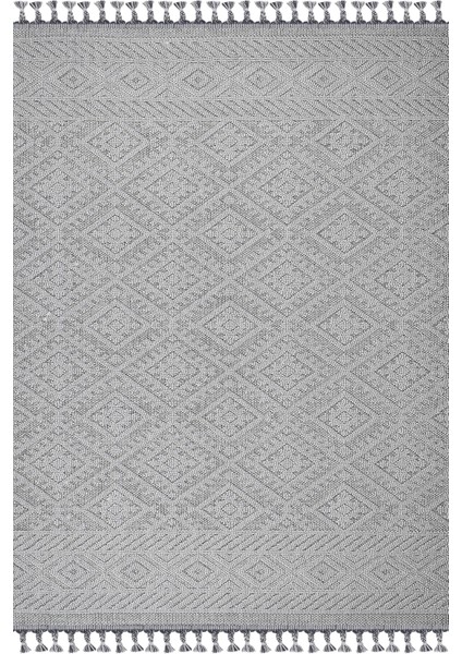 Otantik Salon ve Oturma Odası Halısı Krem/gri 23917B