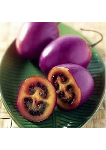 25 Adet Doğal Mor Domates Tohumu + 10 Adet K.renk Gül Çiçek Tohumu