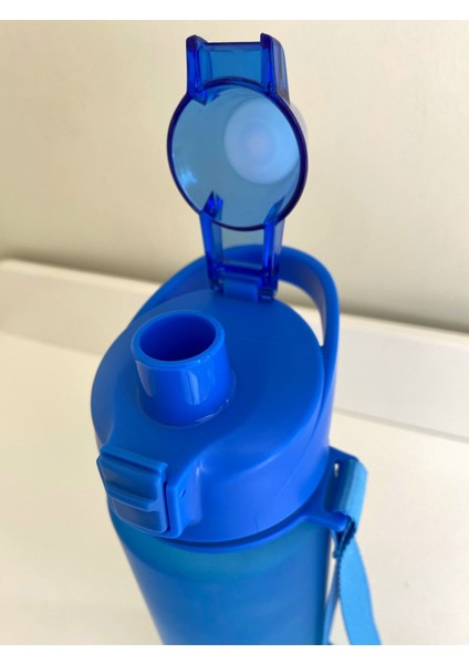 Shop-Set 1000 ml Tritan Motivasyonlu Su Matarası Çift Renk Softtouch fırsatları