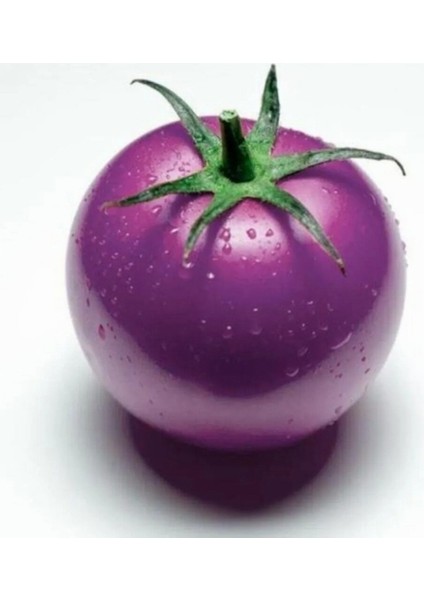 50 Adet Doğal Mor Domates Tohumu + 10 Adet K.renk Gül Çiçek Tohumu