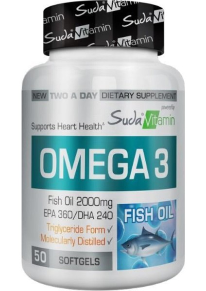 Ocean Omega 3 2000 mg 50 Yumuşak Kapsül