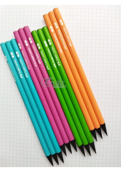 Faber Castell Soft Touch Kurşun Kalem B 12 Adet