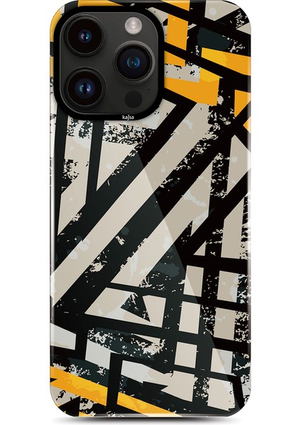 iPhone 14 Pro Uyumlu Kılıf Hd Desenli Kajsa Shield Plus Grafiti Serisi Kapak