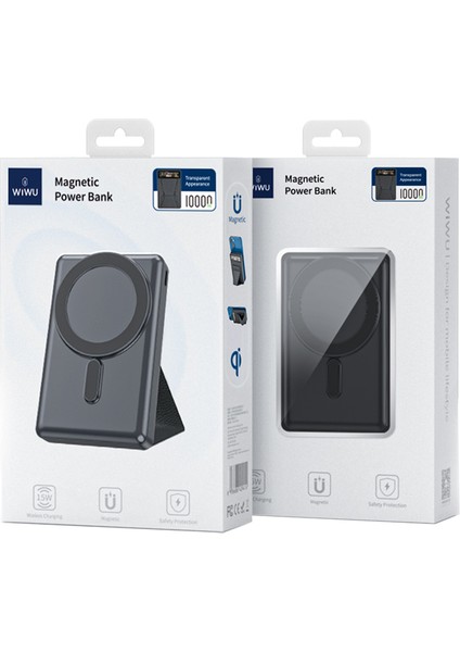 Jc-20 Hızlı Şarj Standlı Magsafe Wireless Powerbank 15W 10000MAH iPhone 12-13-14 Serisi Uyumlu fırsatları