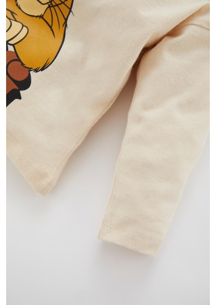 Erkek Bebek Disney Lion King Uzun Kollu Tişört Eşofman Alt 2'li Takım Z6390A223SP