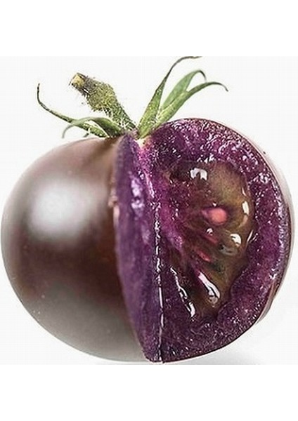 50 Adet Doğal Mor Domates Tohumu + 10 Adet Süs Yoncası Çiçek Tohumu