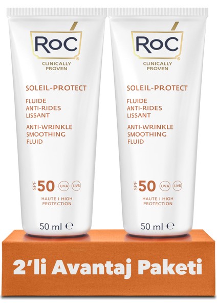 Yüz Güneş Kremi SPF50+ 50 ml - 2'li Avantaj Paket