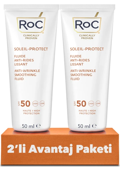 Yüz Güneş Kremi SPF50+ 50 ml - 2'li Avantaj Paket