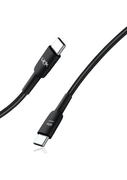 Linktech K604 Safe Usb-C/type-C Pd 60W Şarj Kablosu