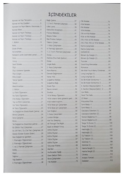 Renklerle Keman Öğreniyorum - Idil Teköz modelleri