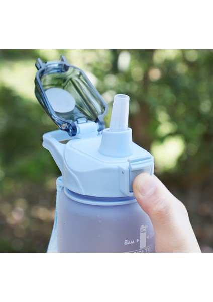 Saman Açık Spor Plastik Bardak ile Taşınabilir Büyük Kapasiteli 1l Su Şişesi (Yurt Dışından) indirimleri