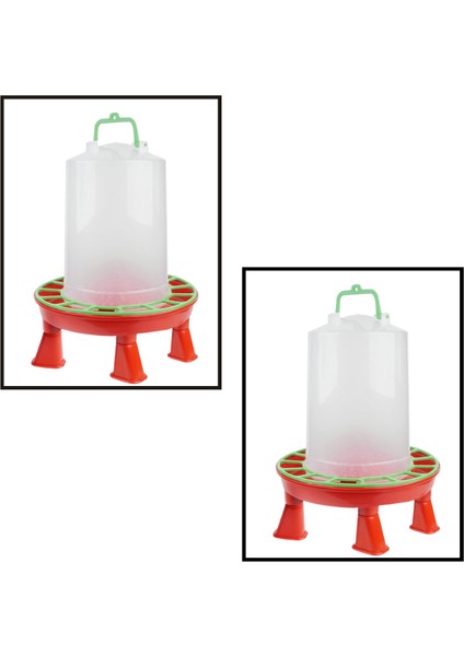 Ayaklı Tavuk Yemliği 6 Kg+Suluğu 6 Lt