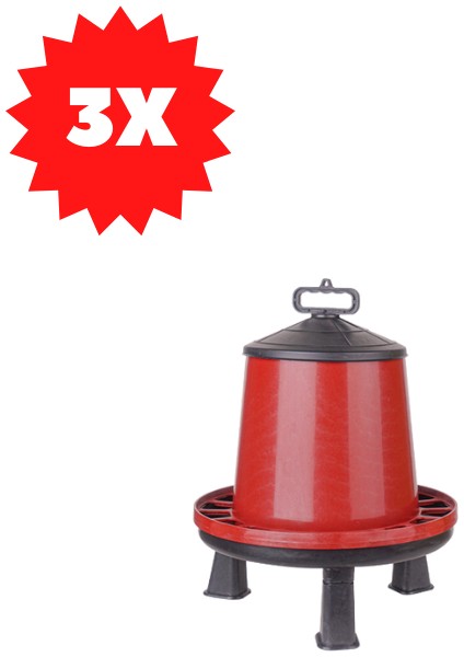 Tavuk Yemliği Ayaklı 5 kg Askılı Eko 3 Adet