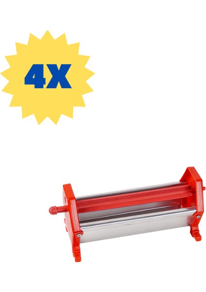 Güvercin Fırfırlı Yemlik 25 cm Metal 4 Adet