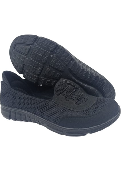 Kadın Siyah Spor Babet Ayakkabı