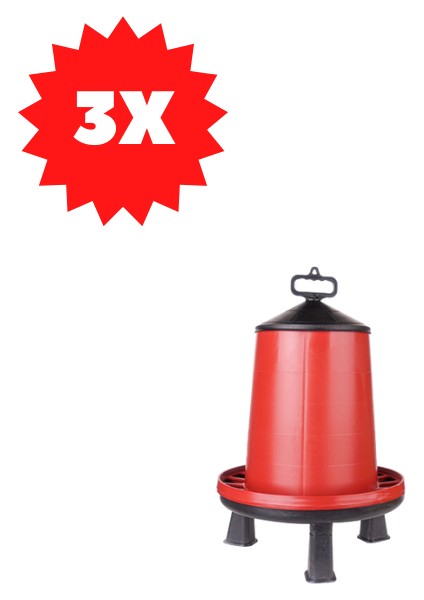 Tavuk Yemliği Üstten Dolum 12-15 kg Ayaklı 3 Adet