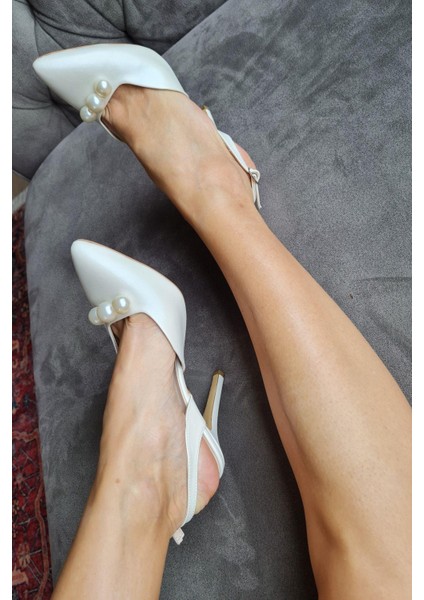 015 3 Top Kadın Incili Kadeh Topuk Abiye Gelin Ayakkabısı modelleri