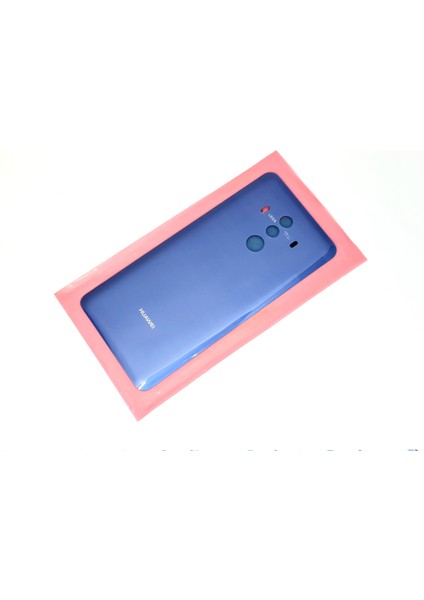 Huawei Uyumlu Mate 10 Pro Arka Pil Batarya Kapağı (CAM) MAVİ