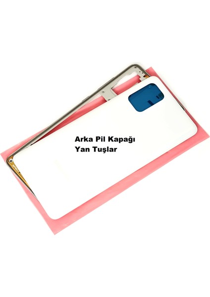 Samsung Galaxy (SM-A715) A71 KASA Arka Pil Batarya Kapağı Beyaz
