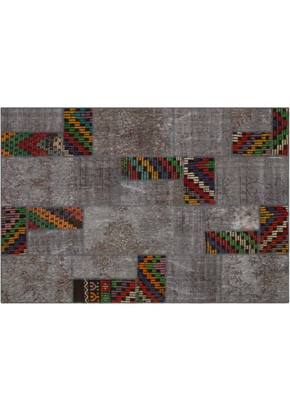 El Dokuma Eskitme Özel Patchwork Halı 160 x 230 6283 fiyatları