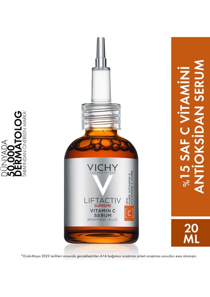 Liftactive Supreme %15 Saf C Vitamini Aydınlatıcı Antioksidan Serum 20 ml