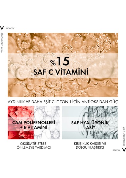 Liftactive Supreme %15 Saf C Vitamini Aydınlatıcı Antioksidan Serum 20 ml