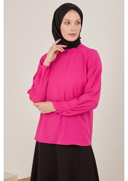 Kolu Büzgü Detaylı Bluz 23Y3230 Orkide fırsatları