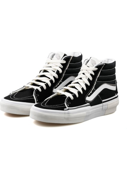 Sk8 Hi Reconstruct Unisex Çift Katmanlı Soyulabilen Süet Günlük Ayakkabı VN0005UK6BT1 Siyah