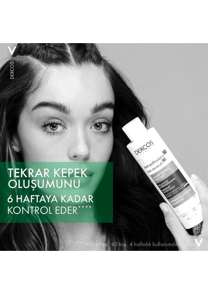 Dercos Anti-Dandruff Kepek Bakım Şampuanı - Kuru Saçlar - Yeniden Dolum Paketi 500 ml