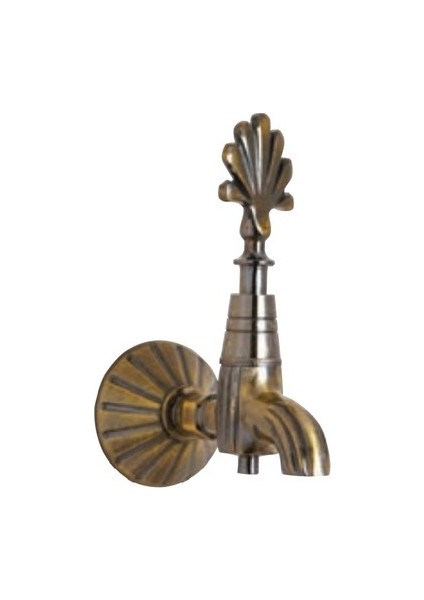 Osmanlı Musluğu Antik Tavroz 1/2 (%100 Pirinç)