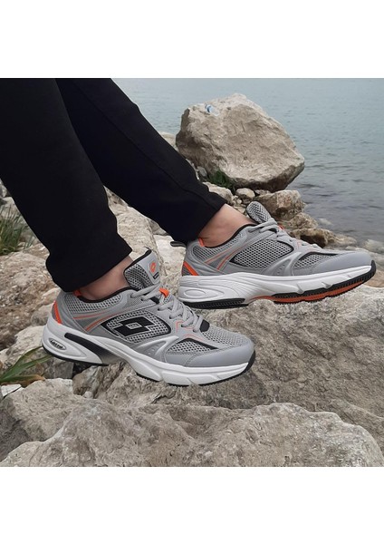 Athens Gri-Turuncu Hafızalı Ortopedik Hafif Spor Ayakkabı fiyatları