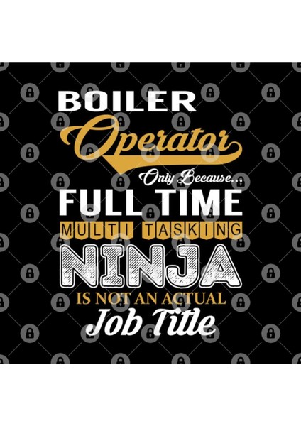 Boiler Operator Multi Tasking Nınja Kupa