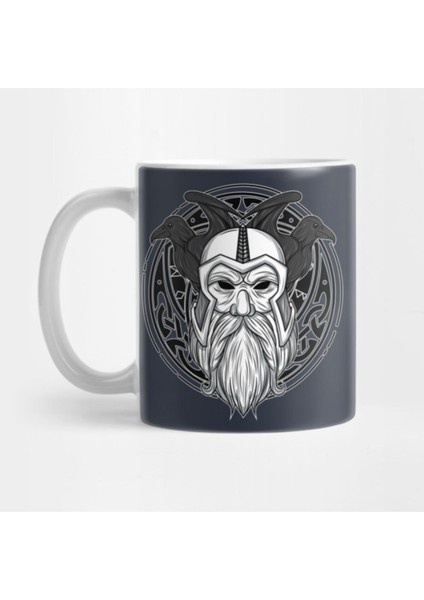 Odin Raven Vikings Runes Huginn Muninn Myth Gift Kupa