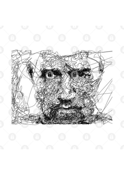 Line Art Portrait Conor Mcgregor Kupa
