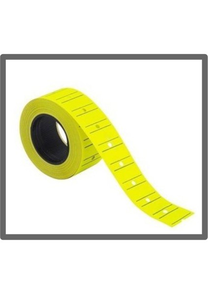 Fiyatlandırma Etiketi Sarı 3 Adet