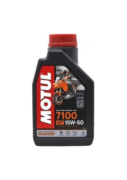 Motul 7100 1 Litre 15W50 Yarı Sentetik Yağ Üretim MAYIS2022