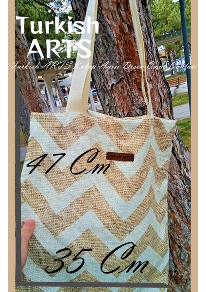 Turkısh Arts Keten Geometri Bayan Omuz Çantası, Kumaş Çanta, Tote Bag fiyatları